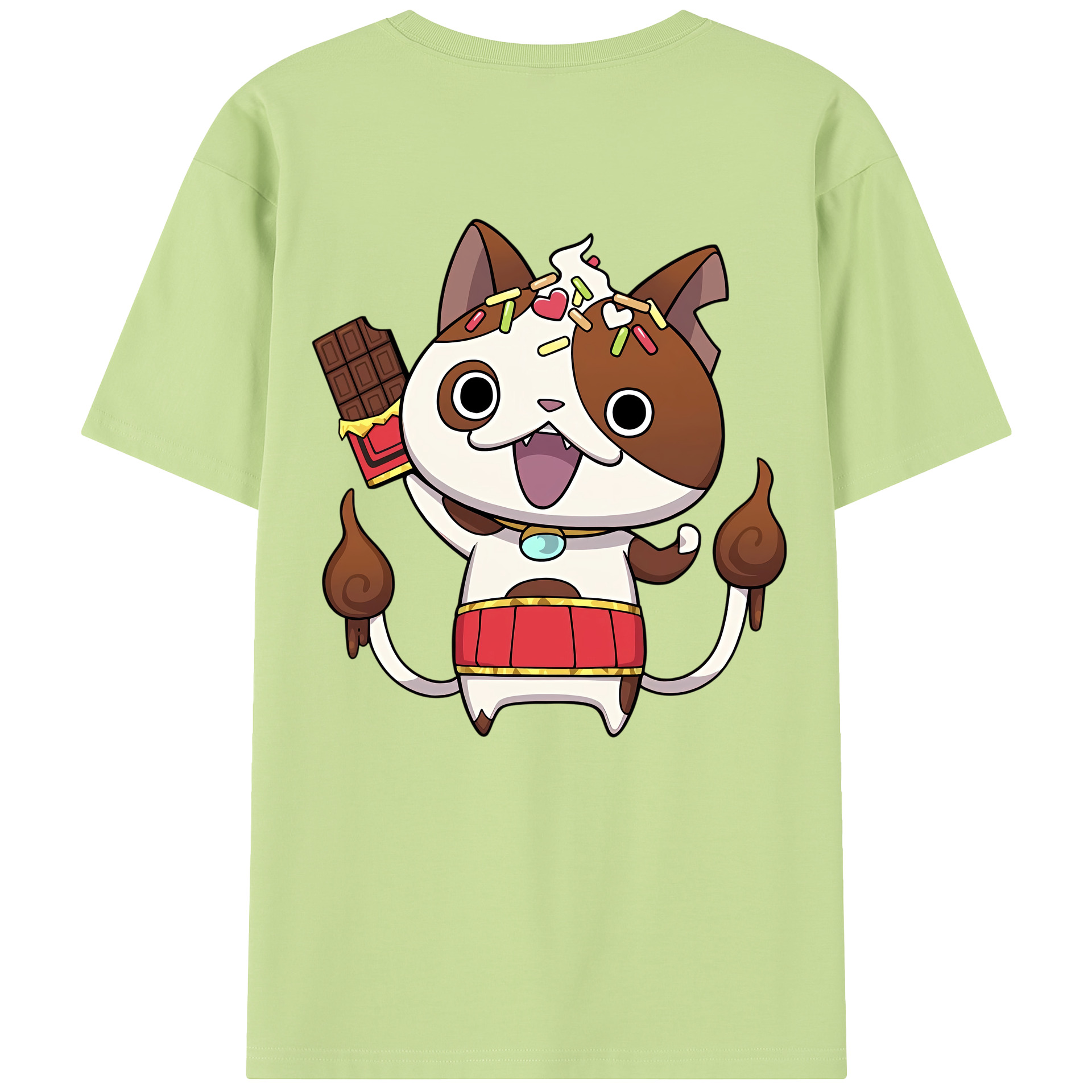 （画像用） 妖怪ウォッチ Yo-kai Watch 綿100％半袖Tシャツ（背面プリント）
